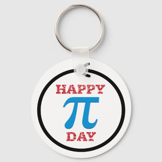 Ein perfekter Pi-Day-Kreis Schlüsselanhänger (Vorderseite)