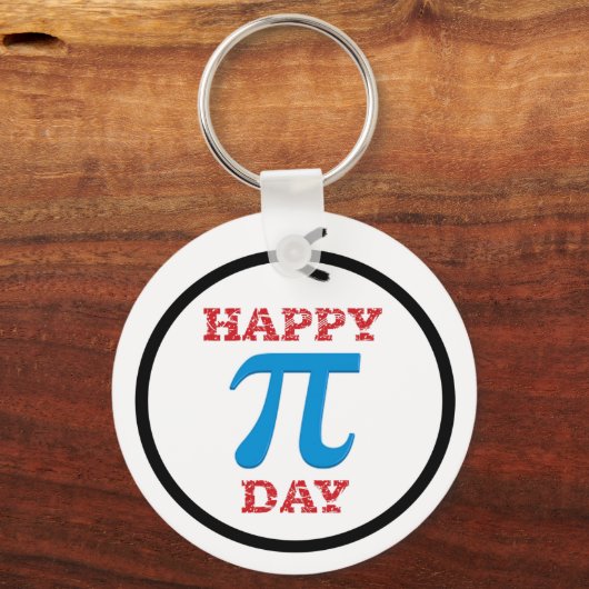 Ein perfekter Pi-Day-Kreis Schlüsselanhänger (Vorderseite)