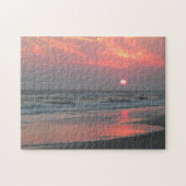 Ein perfekter Sonnenuntergang - Eichen-Insel, Puzzle (Horizontal)