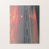 Ein perfekter Sonnenuntergang - Eichen-Insel, Puzzle (Vertikal)