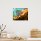 Ein perfekter Sturm turbulenter Gase im Omega/Sw Poster (Küche)