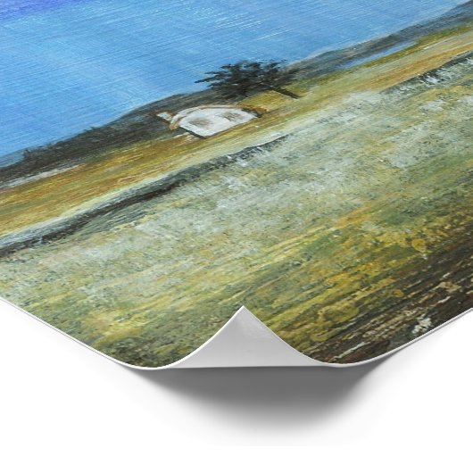 Ein perfektes Abstraktes Kunstmuseum Poster (Ecke)