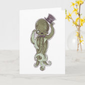 Ein perfektes Gentlephalopod Karte (Gelbe Blume)