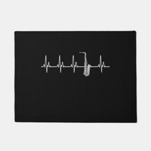 Ein perfektes Geschenk für jeden Saxophon-Spieler Fußmatte