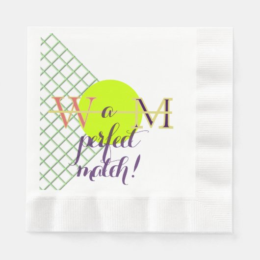 Ein perfektes Match-Papiertaschentuch Serviette (Vorderseite)