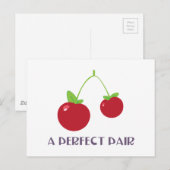 Ein perfektes Paar Postkarte (Vorne/Hinten)