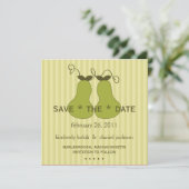 Ein perfektes Paar Save The Date (Stehend Vorderseite)
