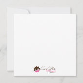 Ein perfektes Paar Save The Date (Rückseite)