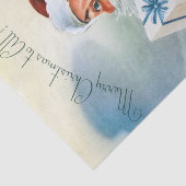 Ein perfektes Portrait des Weihnachtsmannes Seidenpapier (Ausschnitt)