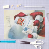 Ein perfektes Portrait des Weihnachtsmannes Seidenpapier (Handwerk)