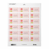 Ein perfektes Stammadressenlabel Adressaufkleber (Vorne)