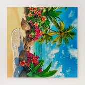 Ein perfektes Strandambiente Puzzle (Horizontal)