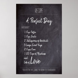 Ein perfektes Tagesrezept Poster