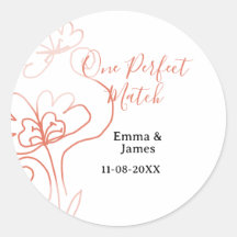 Ein perfektes Terrakotta-Hochzeitspaar namens f