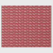 Ein perfektes Weihnachtsfest Geschenkpapier (Flach)