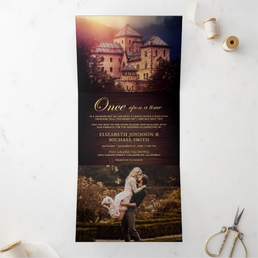 Ein perfektes Wochenende in Bellinzona Foto Dreifach Gefaltete Einladung (Innenseite)