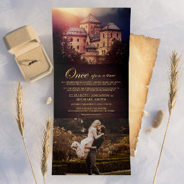 Ein perfektes Wochenende in Bellinzona Foto Dreifach Gefaltete Einladung