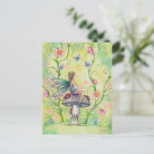 Ein perfektes Wochenende in Blumen Faida Postkarte (Stehend Vorderseite)