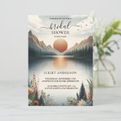 Ein perfektes Wochenende in Brautparty Einladung (Stehend Vorderseite)