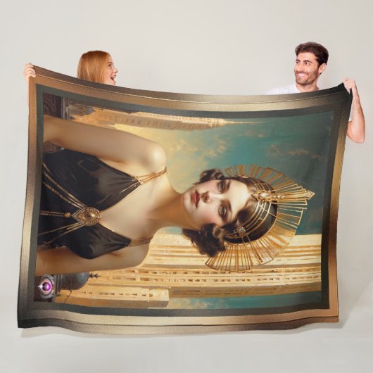 Ein perfektes Wochenende in Lugano Fleecedecke (Beispiel)