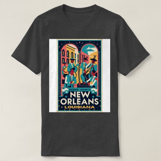 Ein perfektes Wochenende in New Orleans New Orlean T-Shirt (Design vorne)