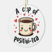 Ein perfektes Wochenende in Positivi-Tea Niedliche Keramik Ornament (Links)