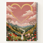 Ein Personalisierter Blick aus dem Herzen eines Mä Notizblock (Rückseite)