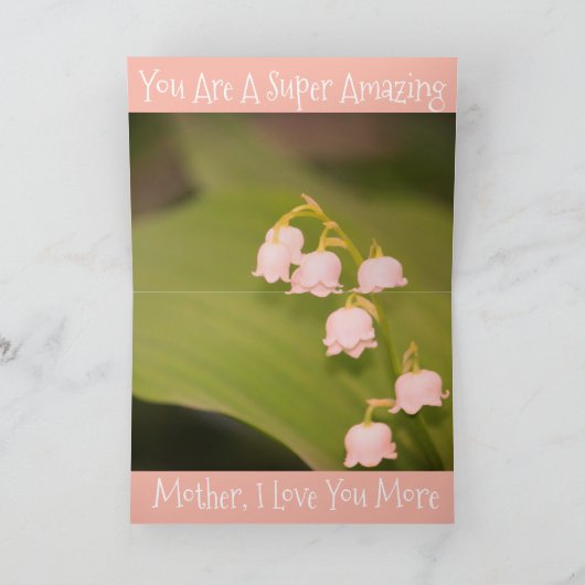 Ein Personalisierter Muttertag Karte (Innenseite)