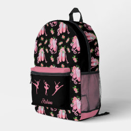 Ein Personalisierter Rucksack der Ballerina