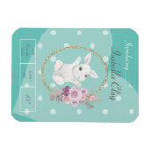 EIN PERSONALISIERTES FOTO ZUR GEBURTSANKÜNDIGUNG M MAGNET (Horizontal)