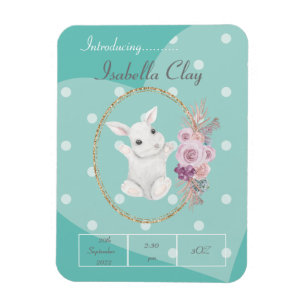 EIN PERSONALISIERTES FOTO ZUR GEBURTSANKÜNDIGUNG M MAGNET