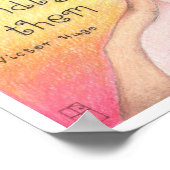 Ein Personalisiertes Geburtsgedicht einer Mutter Poster (Ecke)