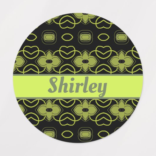 Ein Personalisiertes Kleidungslogo Etiketten (Design 2)