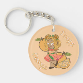 Ein personalisiertes Schlüsselanhänger mit süßem o