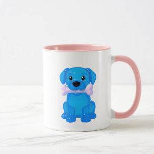 Ein persönlicher Mug eines kleinen Hundes, der seh Tasse