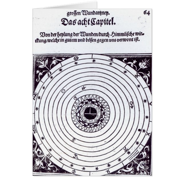 Ein persönliches astrologisches Diagramm (Vorne)