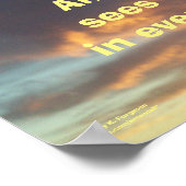 EIN PESSIMIST SIEHT SCHWIERIGKEITEN CHURCHILL POST POSTER (Ecke)