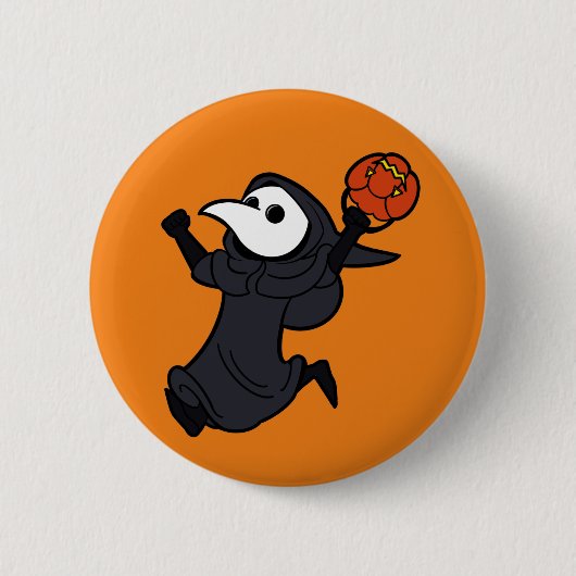 Ein Pest Friendly Halloween! Button (Vorderseite)