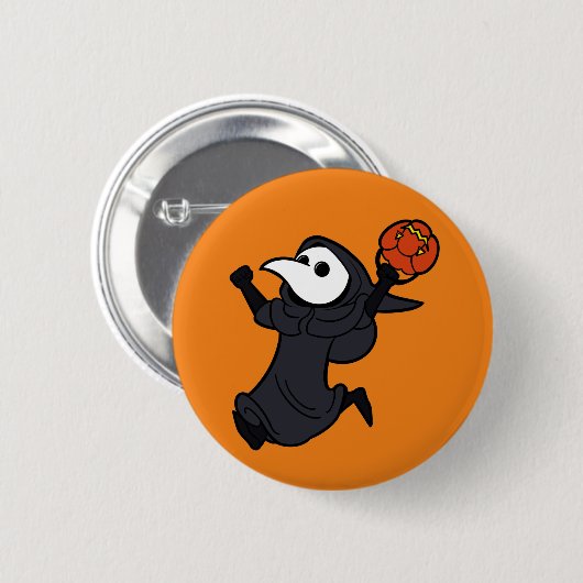 Ein Pest Friendly Halloween! Button (Vorne & Hinten)
