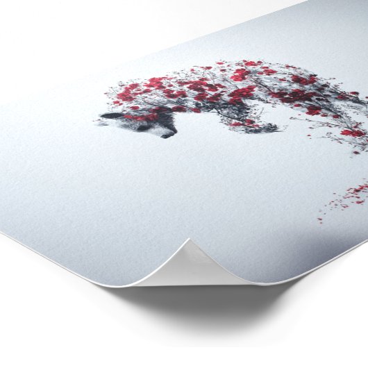 Ein Petal zu einer Zeit Print & Download Poster (Ecke)