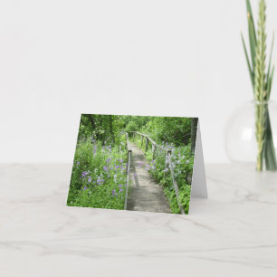 Ein Pfad, der weniger als die Geburtstagskarte ang Karte