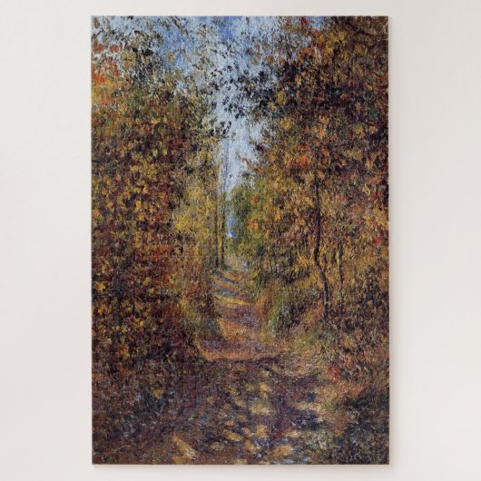 Ein Pfad im Wald, Pontoise (1879) von C.Pissarro Puzzle (Vertikal)