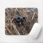 Ein Pfadfinder praktiziert Beobachtungstechnik 2 Mousepad (Mit Mouse)