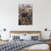 Ein Pfadfinder praktiziert Beobachtungstechnik Leinwanddruck (Insitu (Schlafzimmer))