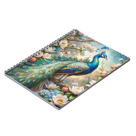 Ein Pfau Notizblock (Linke Seite)