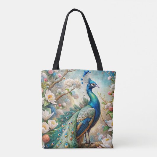 Ein Pfau Tasche (Rückseite)