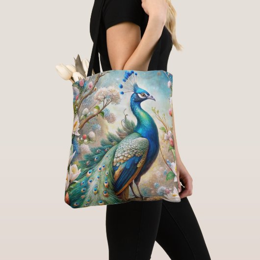 Ein Pfau Tasche (Von Nahem)