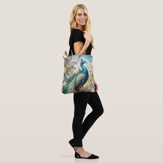 Ein Pfau Tasche (Am Model)