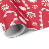 Ein Pfefferminzspeckpapier der Serie Design 1 - Ge Geschenkpapier (Rolleneckpunkt)