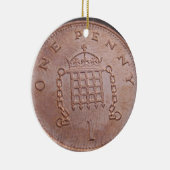 Ein-Pfennig-Ornament Keramikornament (Rechts)